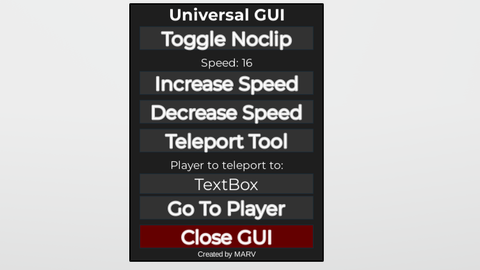 Simple GUI